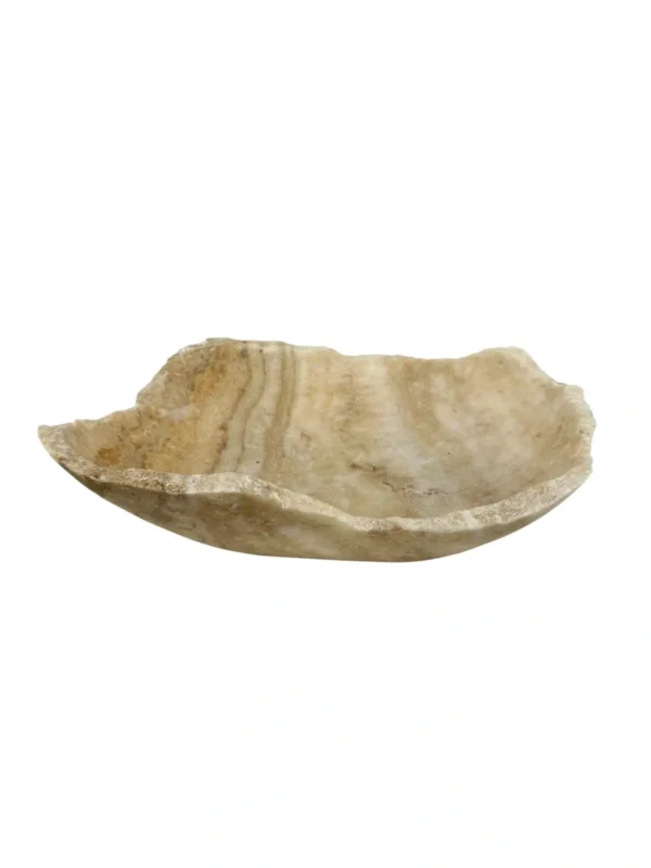Tavă din onix natural, realizată manual | Art. Nr. OT00640