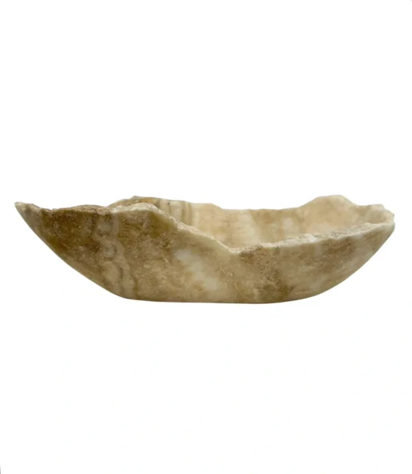 Tavă din onix natural, realizată manual | Art. Nr. OT00640