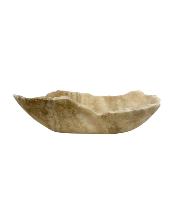 Tavă din onix natural, realizată manual | Art. Nr. OT00640