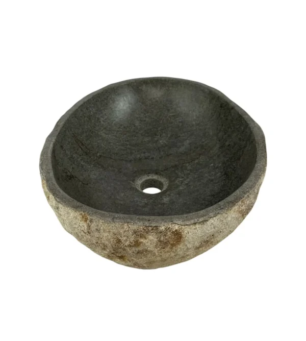 Chiuvetă din piatră de râu – lucrată manual, design natural Art. Nr. No.RS00634