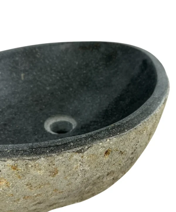Chiuvetă din piatră de râu – lucrată manual, design natural Art. Nr. RS00635