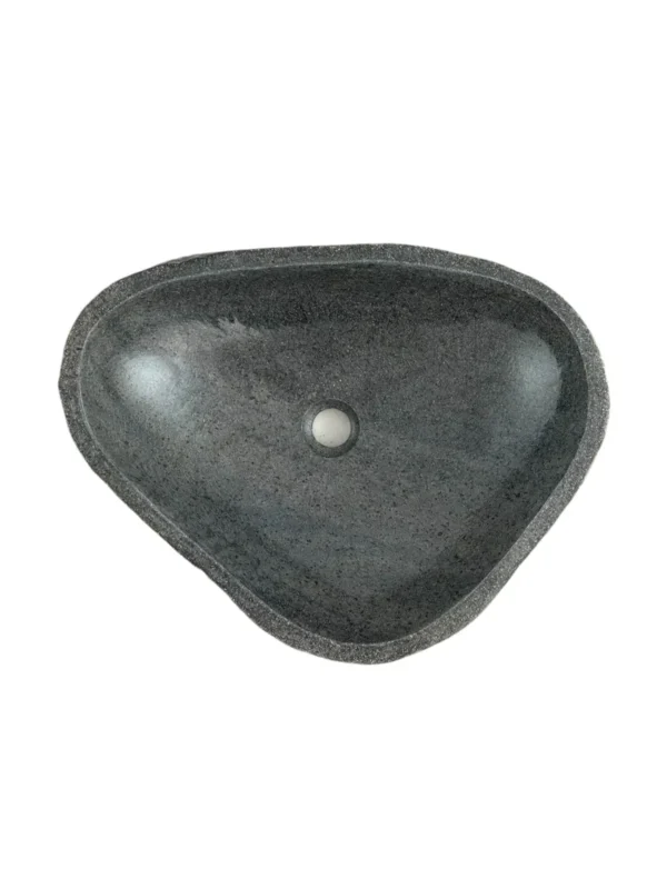Chiuvetă din piatră de râu – lucrată manual, design natural Art. Nr. Nr. RS00648