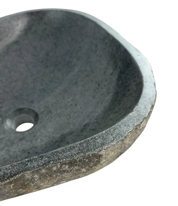 Chiuvetă din piatră de râu – lucrată manual, design natural Art. Nr. Nr. RS00648