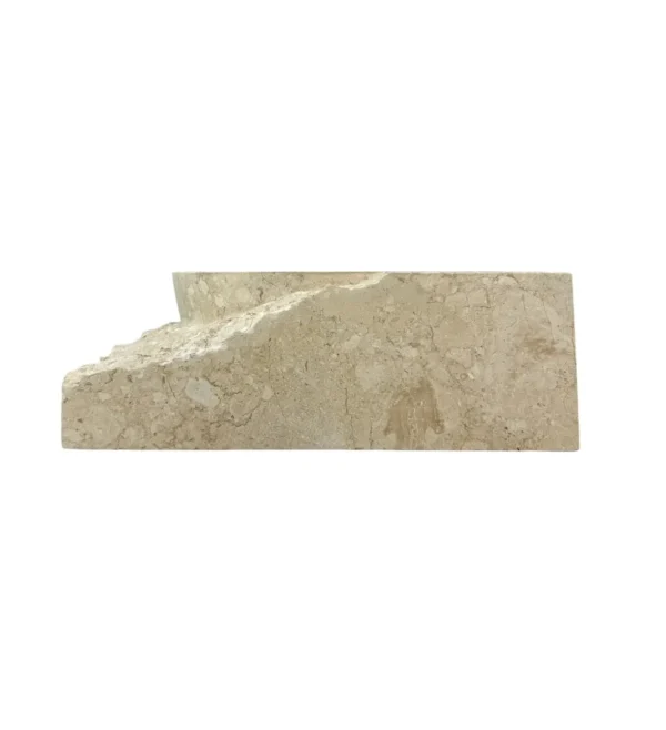 Chiuvetă sculpturală din marmură cu bază integrată din piatră | Art. Nr. MS00703