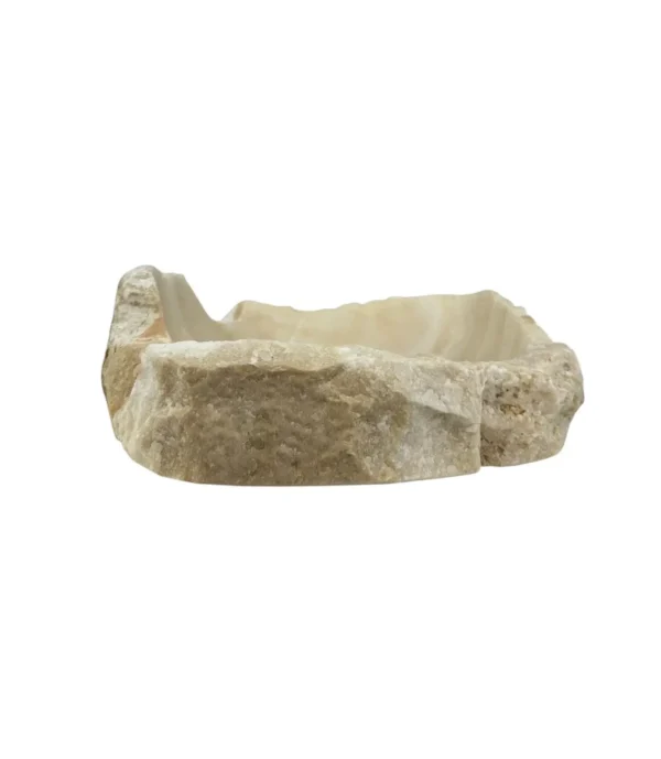 Tavă din onix natural, realizată manual | Art. Nr. OT00707