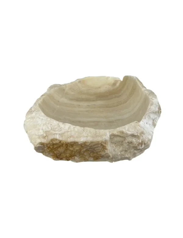 Tavă din onix natural, realizată manual | Art. Nr. OT00707